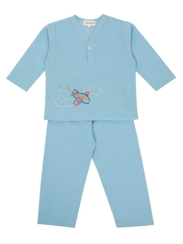 Blue Kurta Pajama for Kids