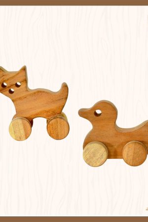 Duck & Cat Wheels Toys - Combo of 2