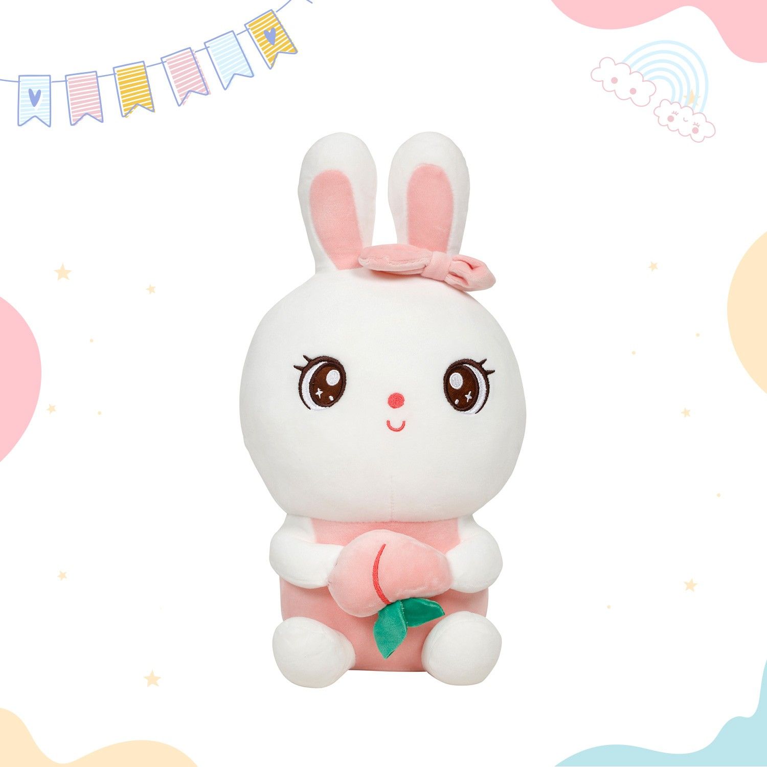 Pink Fruit Bunny Plush​ Little Ginnie