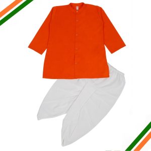 Orange Dhoti Kurta