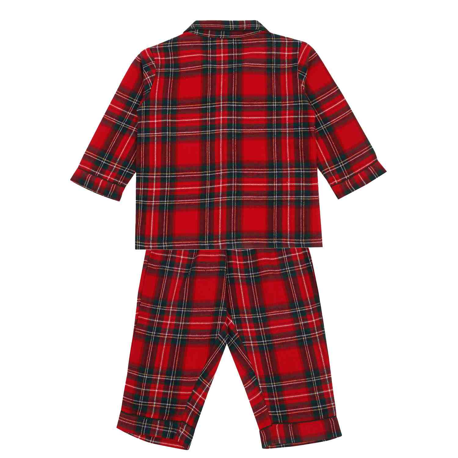 Red Check Winter Night Suit Little Ginnie