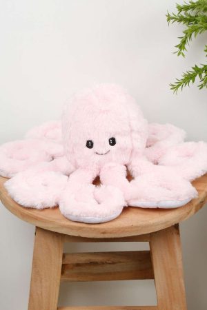 Pink Octopus Stuffed Toy