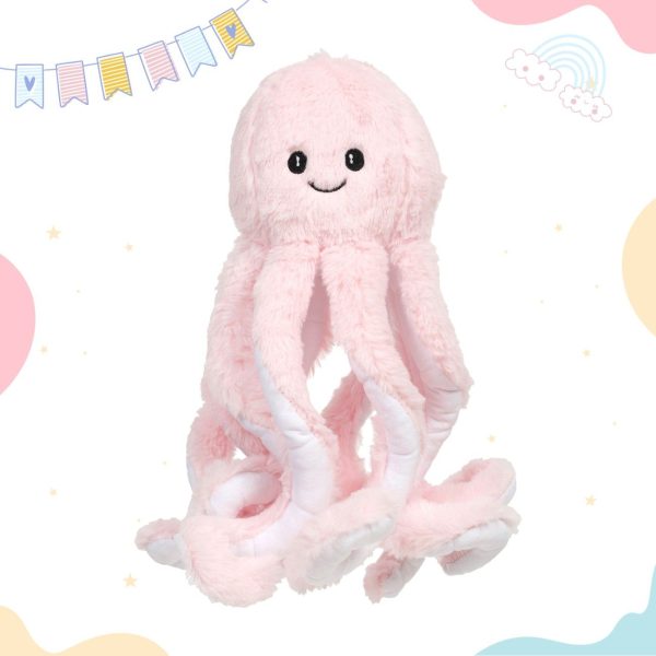 Pink Octopus Stuffed Toy