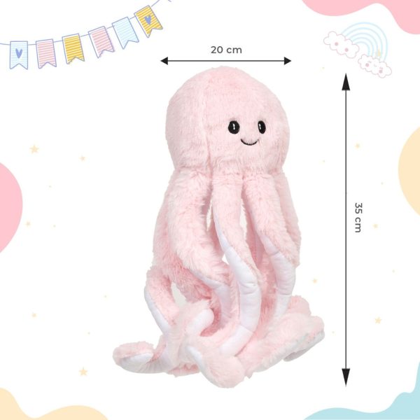 Pink Octopus Stuffed Toy