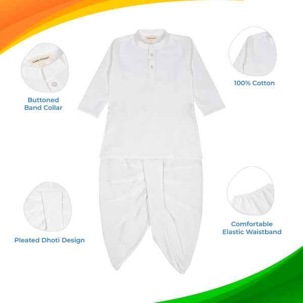 White Dhoti Kurta