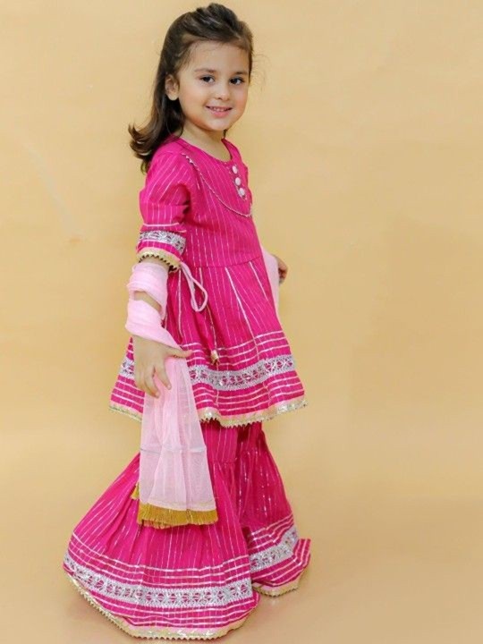 Anarkali Sharara With Dupatta