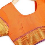 Light Orange Saree