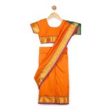 Light Orange Saree