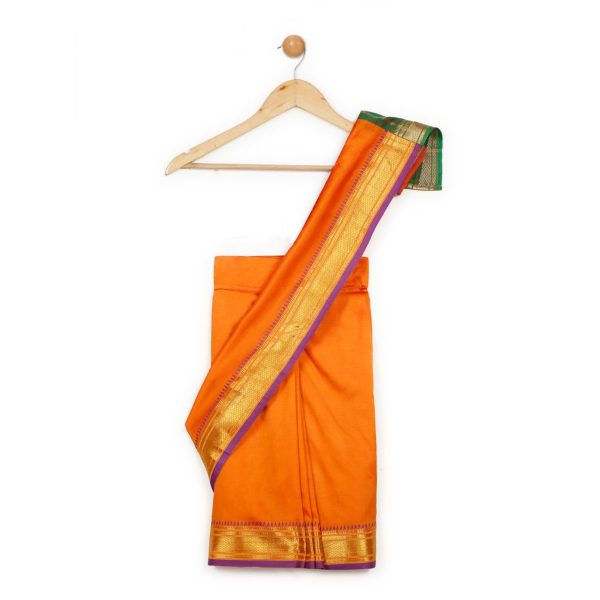 Light Orange Saree