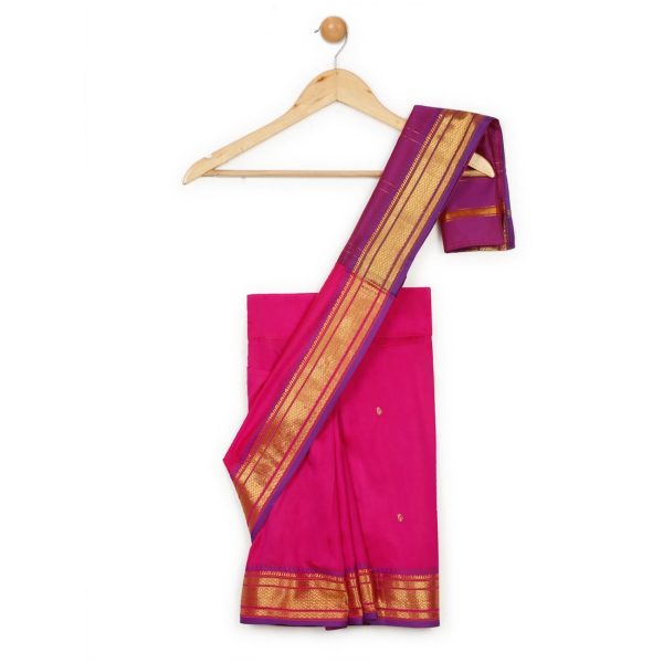 Pink Purple Saree