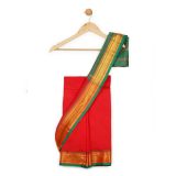 Red Green Saree