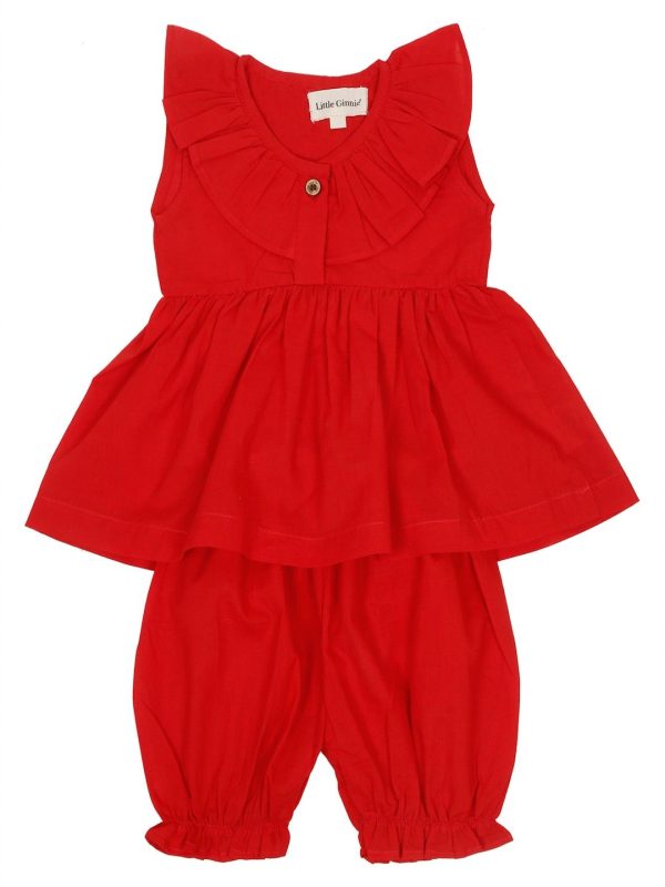 Red Co Ord Set