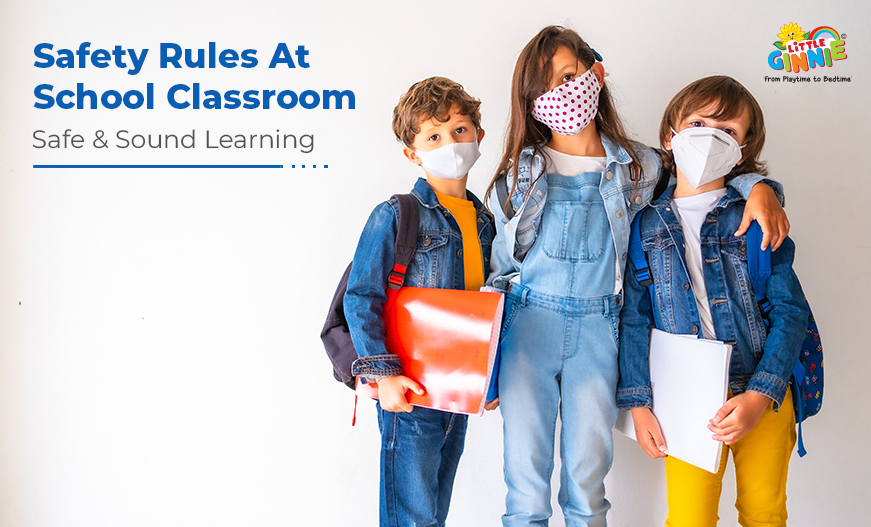 Safety Rules at School Classroom