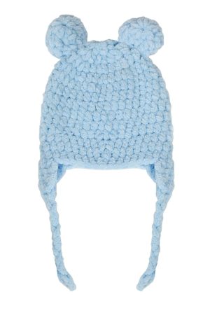 Blue Woollen Turkey Cap