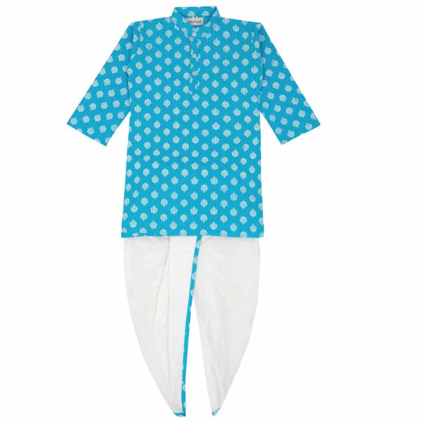 Light Blue Dhoti Kurta