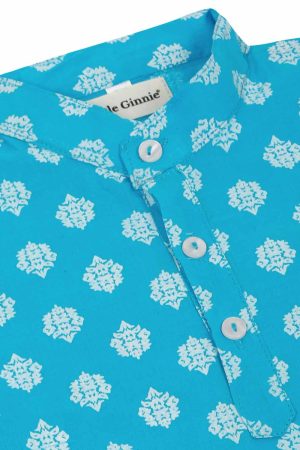 Light Blue Dhoti Kurta
