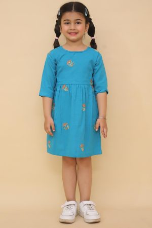 Sea Green Dress for Girl