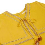 Yellow Jacket Suit Set