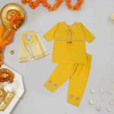 Yellow Jacket Suit Set