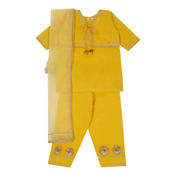 Yellow Jacket Suit Set