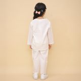 White Flower Baby Night Suit