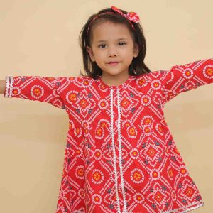 Kurta Dhoti Co Ord Set With Booties