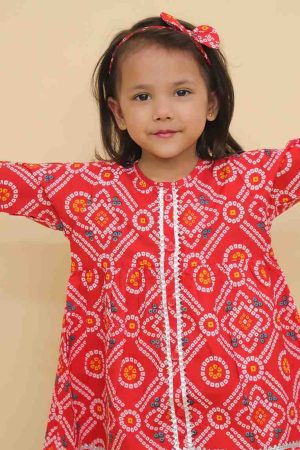 Kurta Dhoti Co Ord Set With Booties