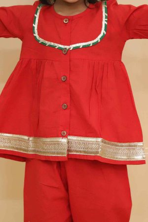 Red Co Ord Set