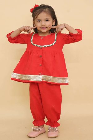 Red Co Ord Set