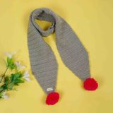 Grey Woollen Muffler for Kids