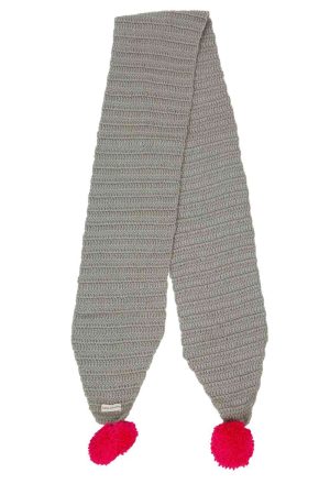 Grey Woollen Muffler for Kids