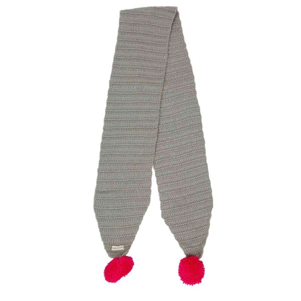 Grey Woollen Muffler for Kids