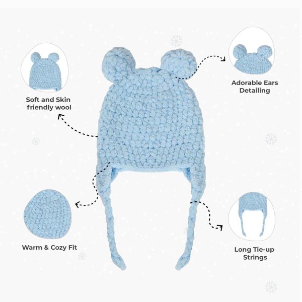 Blue Woollen Turkey Cap