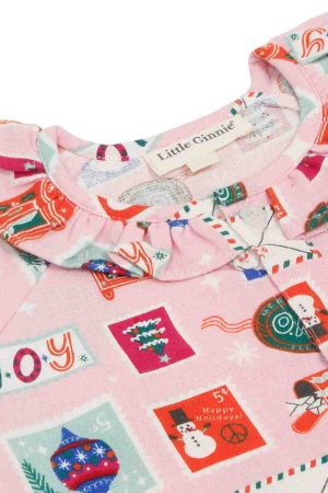 Pink Joy Printed Night Suit