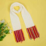 White Woollen Muffler for Kids