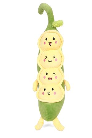 Yellow Green Pea Soft Toy