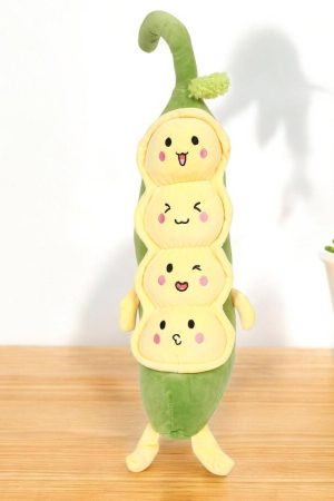 Yellow Green Pea Soft Toy