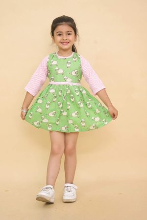 Green Sheep Frock