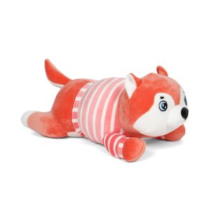 Dark Peach Husky Soft Toy