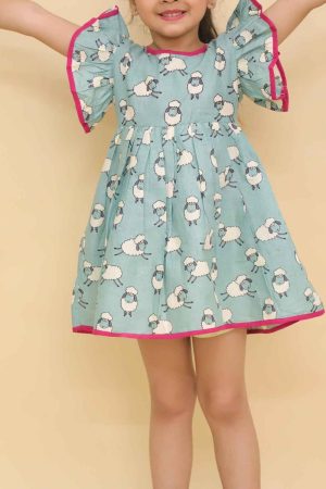 Blue Sheep Frock