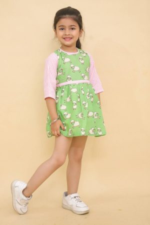 Green Sheep Frock