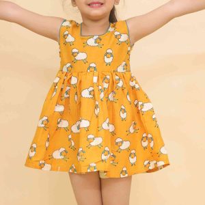Mustard Sheep Frock