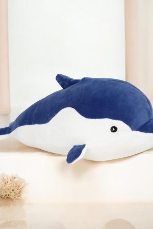 Dark Blue Dolphin Soft Toy