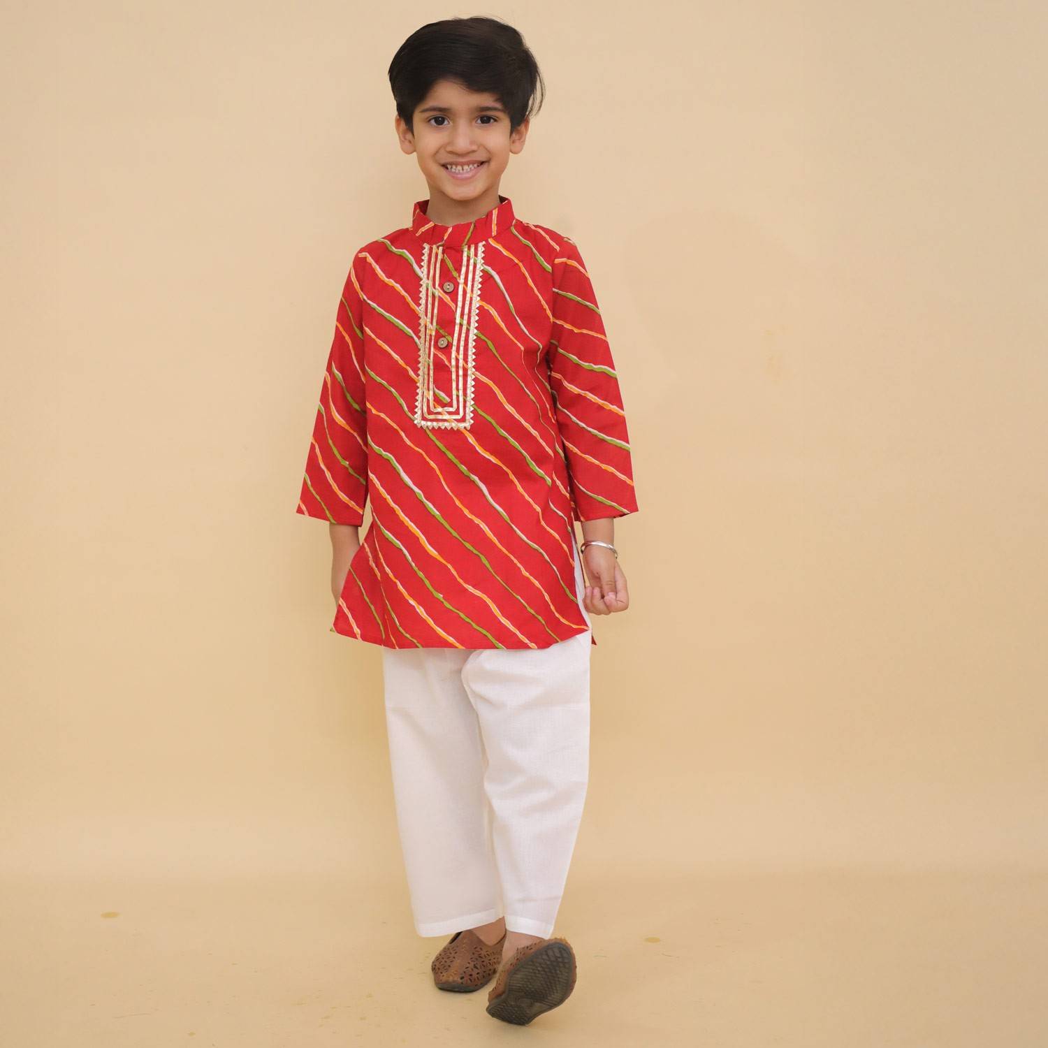 Red Kurta Pajama