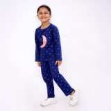Navy Blue Moon & Star Night Suit