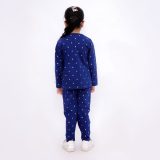 Navy Blue Moon & Star Night Suit