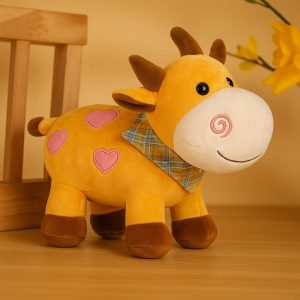 Orange Cow Soft Toy