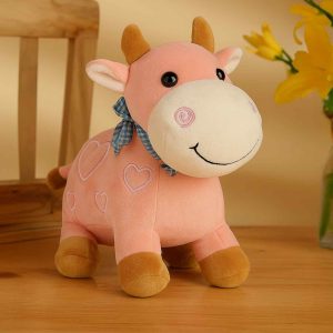 Pink Cow Soft Toy