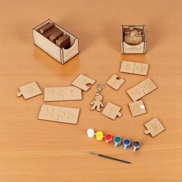 Alphabet and Number Matching Puzzle
