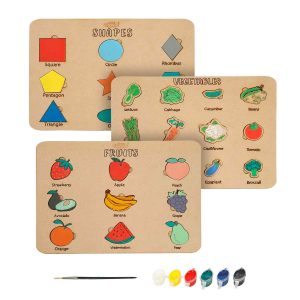 Shape, Vegetable and Fruit Puzzle